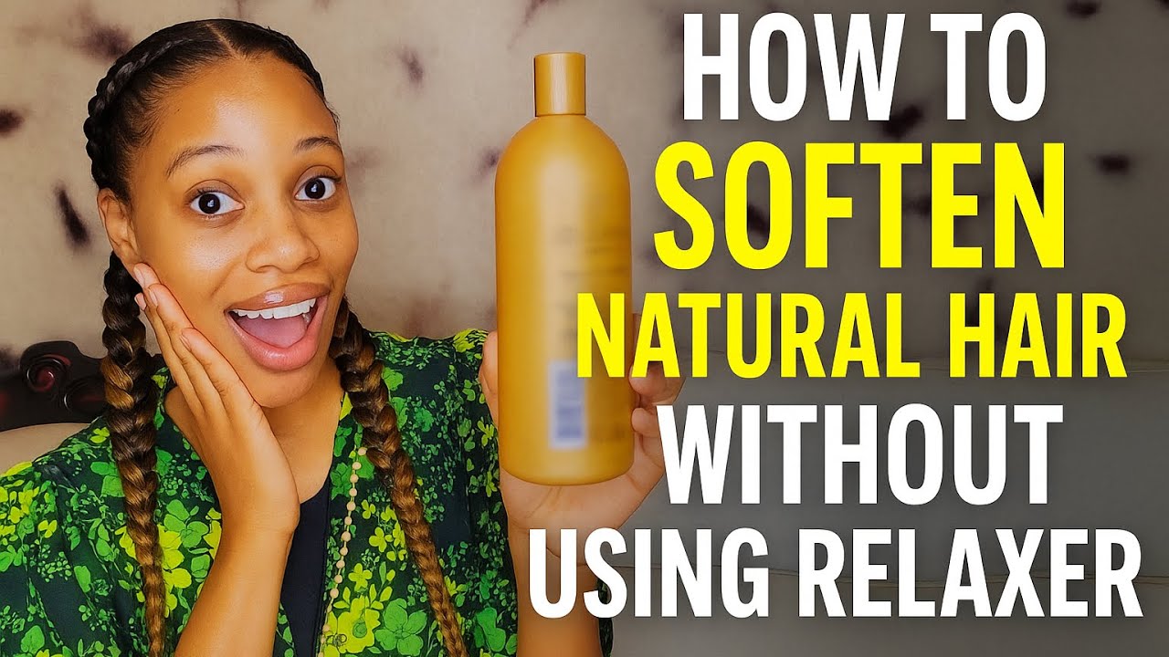 NO JOKES!!! This will INSTANTLY SOFTEN YOUR NATURAL HAIR (NO RELAXER NEEDED).