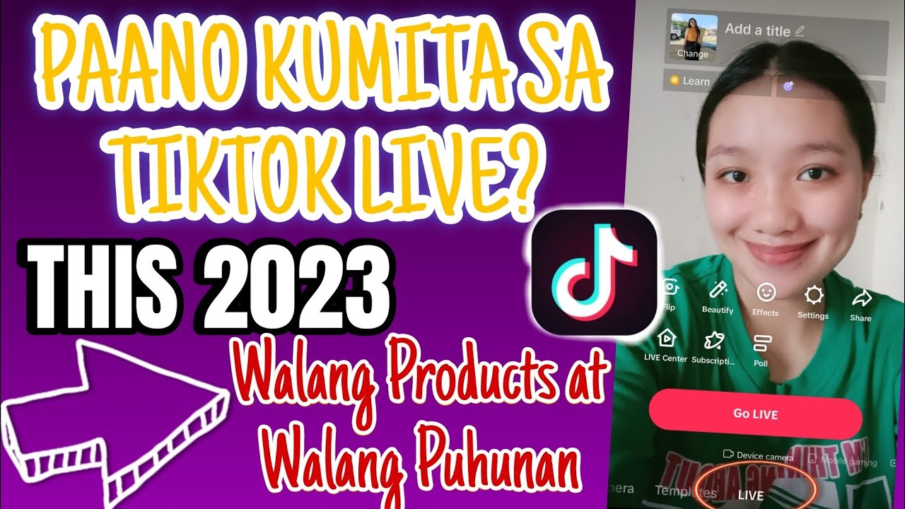 PAANO KUMITA SA TIKTOK LIVE NGAYUNG 2023 | WALANG PUHUNAN AT WALANG PRODUCTS | TRENDING LIVE TODAY!