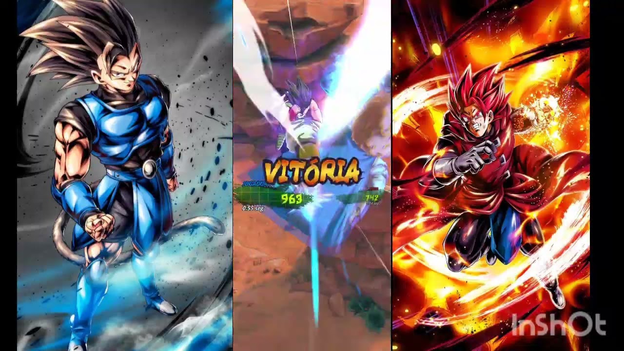 Jogando o novo capítulo do dragon ball legends 