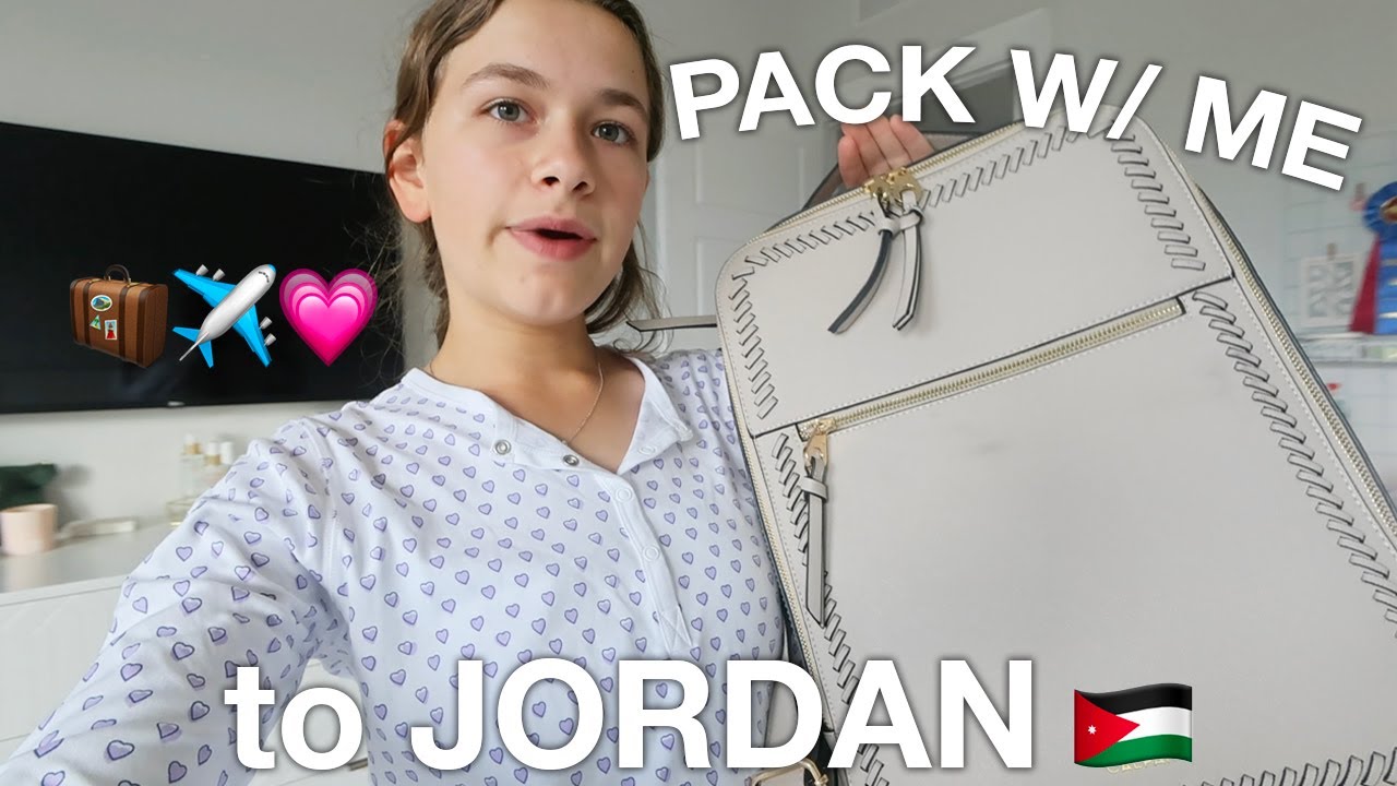 Pack with me to JORDAN! *why is packing so hard*