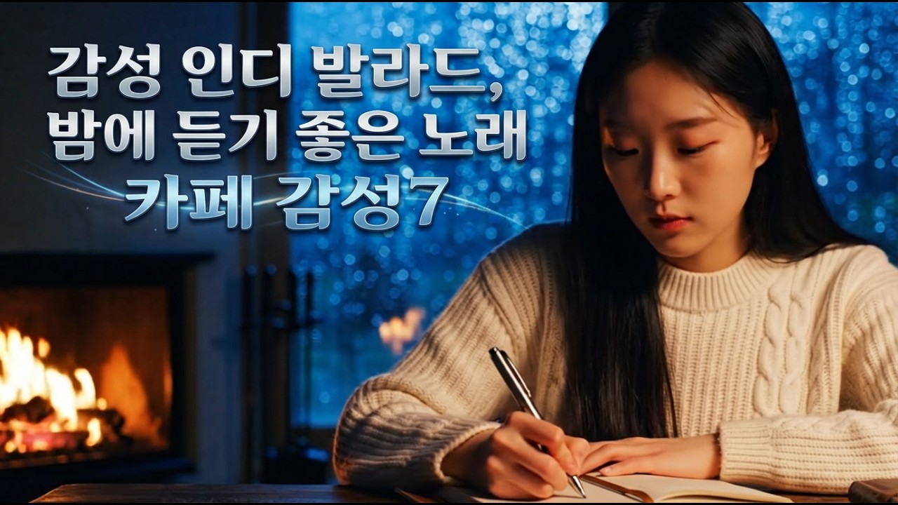 감성 인디 발라드 7곡 모음  밤에 듣기 좋은 한국 노래  카페 감성 플레이리스트