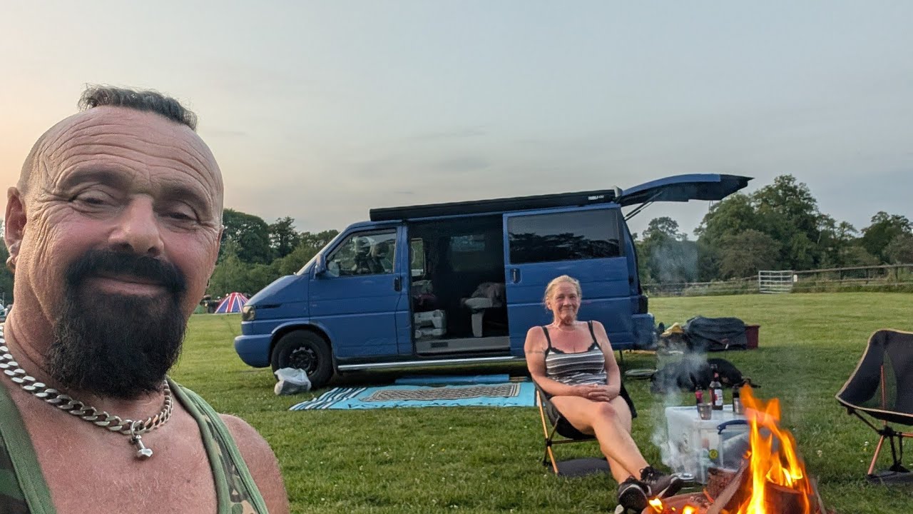 Camping at Hulme end ..