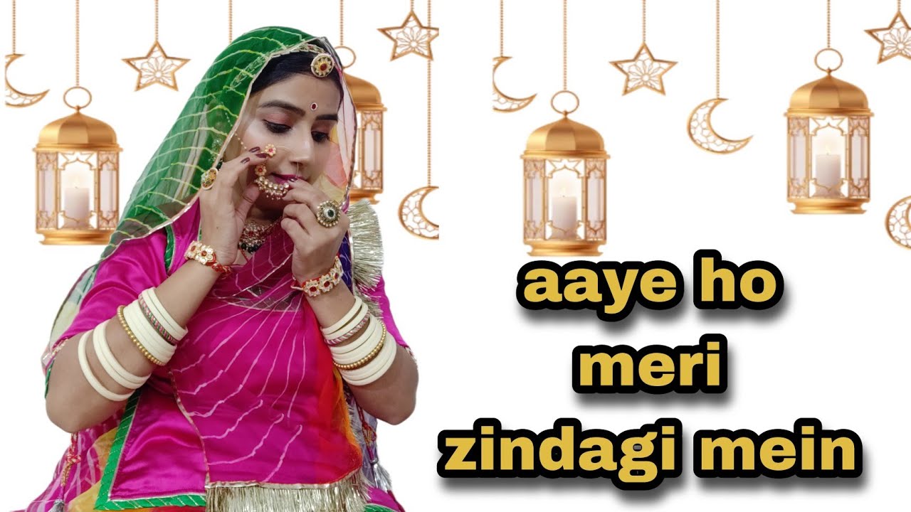aaye ho meri zindagi mein | Ghoomar | Dance | rajsthani dance step |