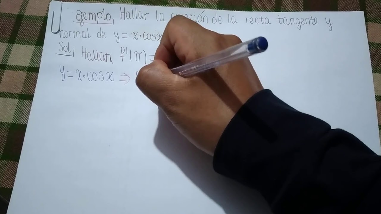 Càlculo 1, Recta tangente y recta normal