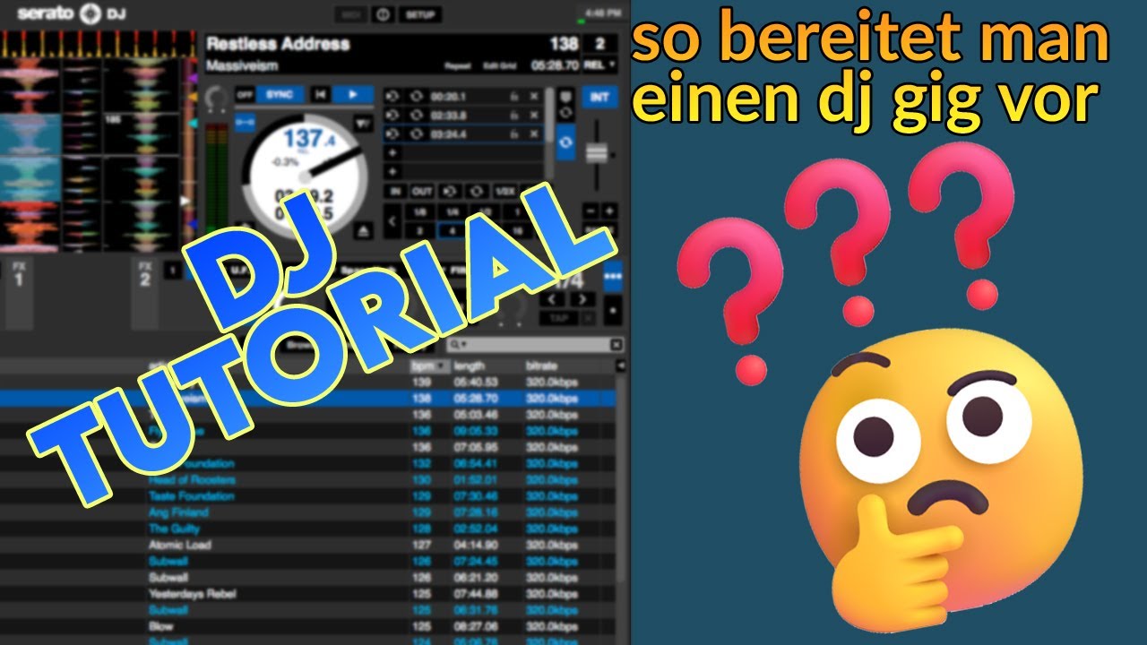 DJ Tutorial 😱 So bereitet man einen dj gig vor