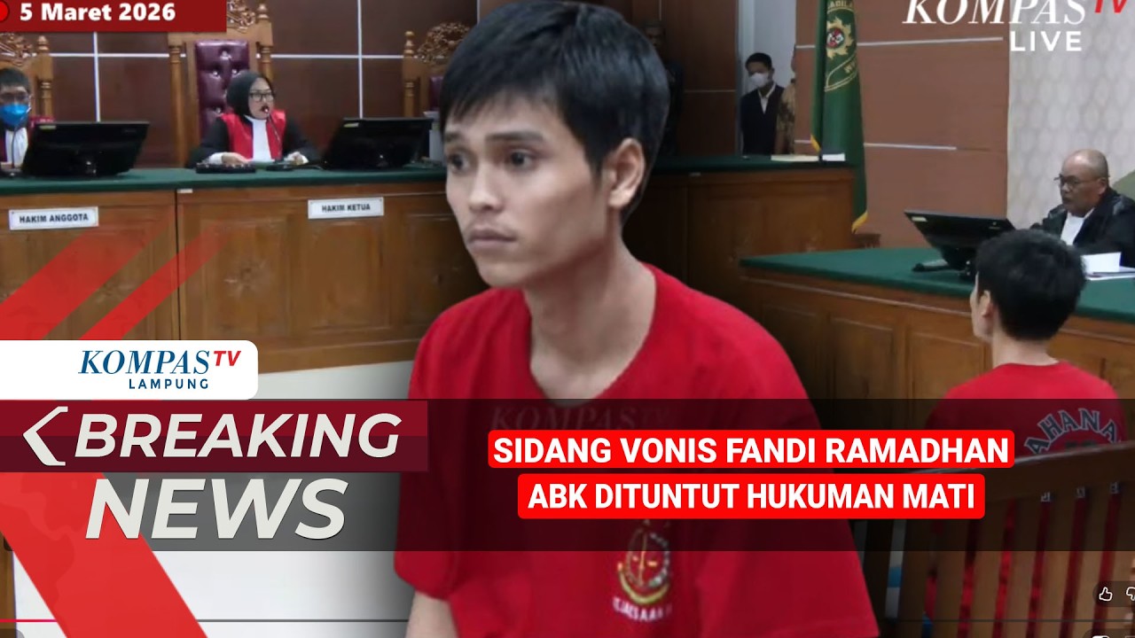 BREAKING NEWS - Sidang Vonis Fandi Ramadhan ABK Dituntut Hukuman Mati di PN Batam