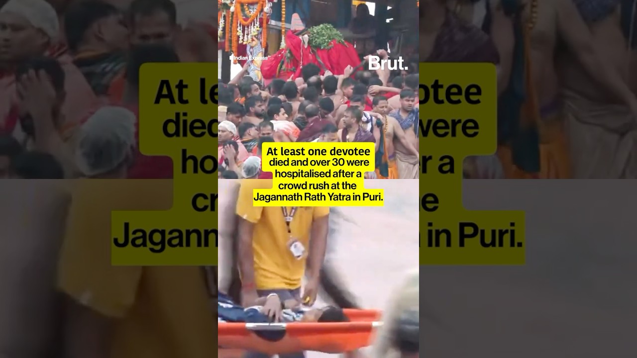 What caused panic at the Jagannath Rath Yatra?