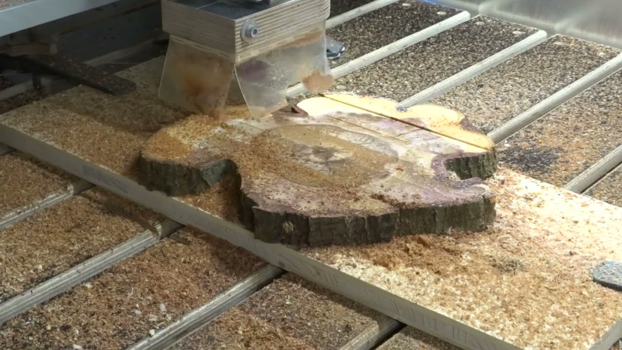 /Wundersch&ouml;ne/ Kirschen Baumscheibe mit der Eigenbau CNC Plan Fr&auml;sen!!!