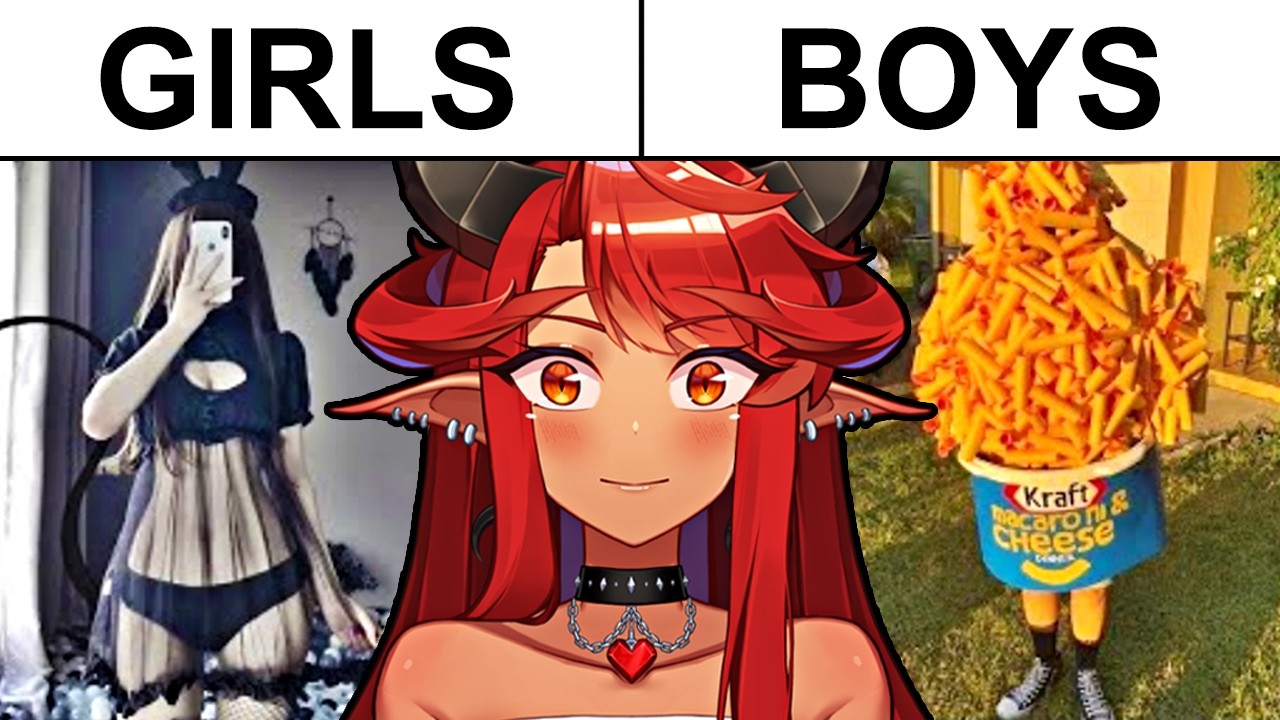 Reacting to BOYS VS GIRLS MEMES