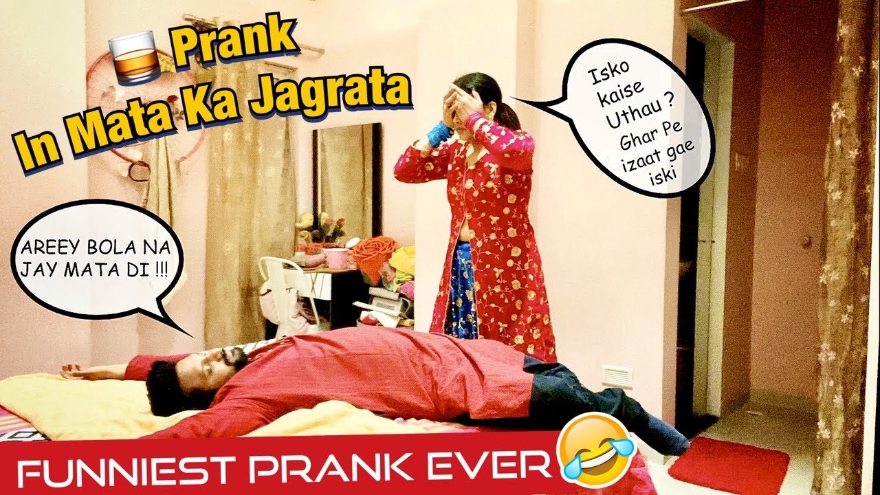 Pranking Her in Mata Ka Jagrata | Super Funny Reactions | Prank Gone Amazing