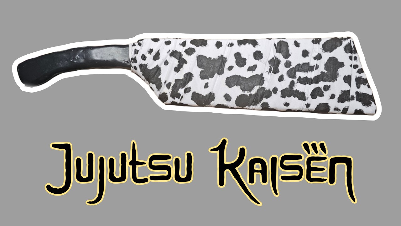 Nanami's Cleaver from Jujustu Kaisen made out of Eva Foam or Cardboard!