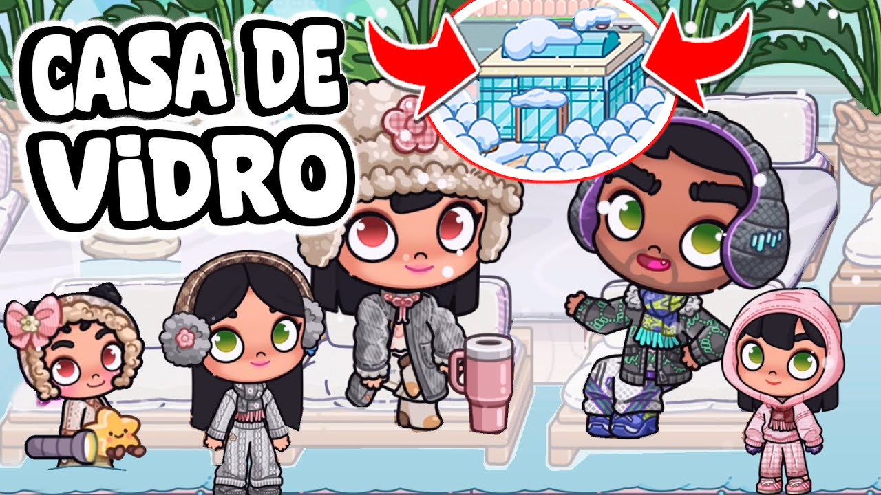 ROTINA CASA DE VIDRO, FAM&Iacute;LIA PATTER  |  PAZU AVATAR WORLD ROTINAS E HIST&Oacute;RIAS