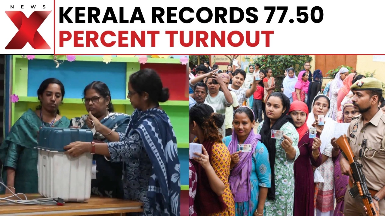 Kerala Assembly Polls End With 77.50 Percent Voter Turnout Across State Today | NewsX