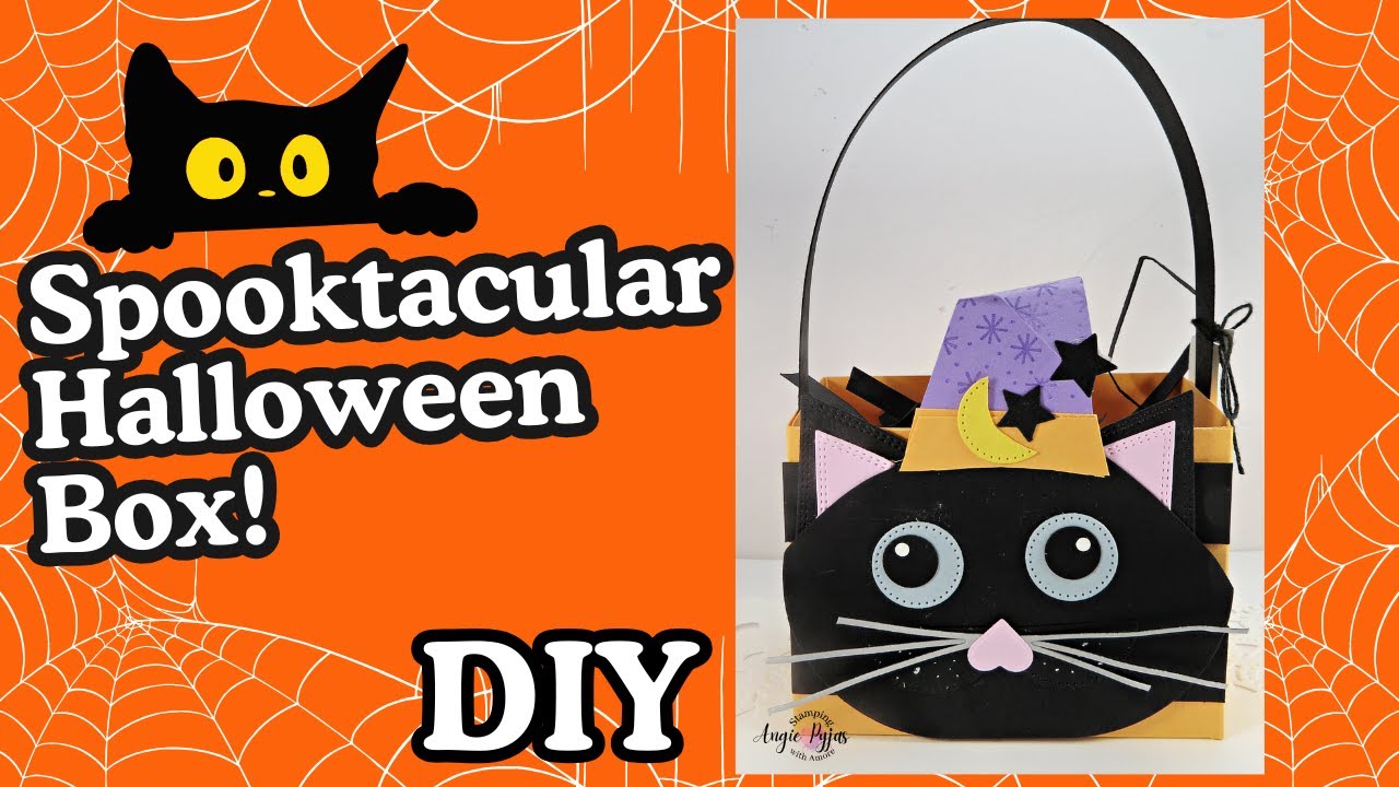 How To Make a Cute DIY Halloween Cat Character Box!