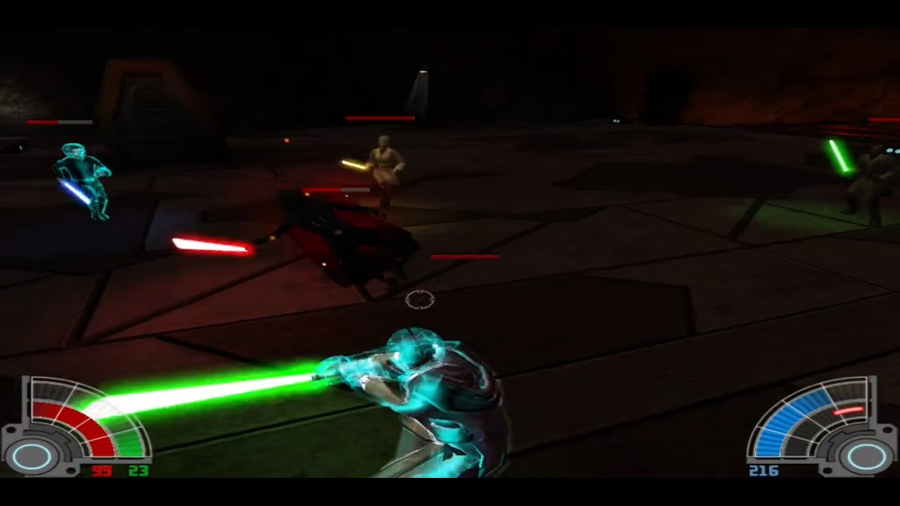 Star Wars Galactic Legacy Jedi Strike Team versus Darth Vader