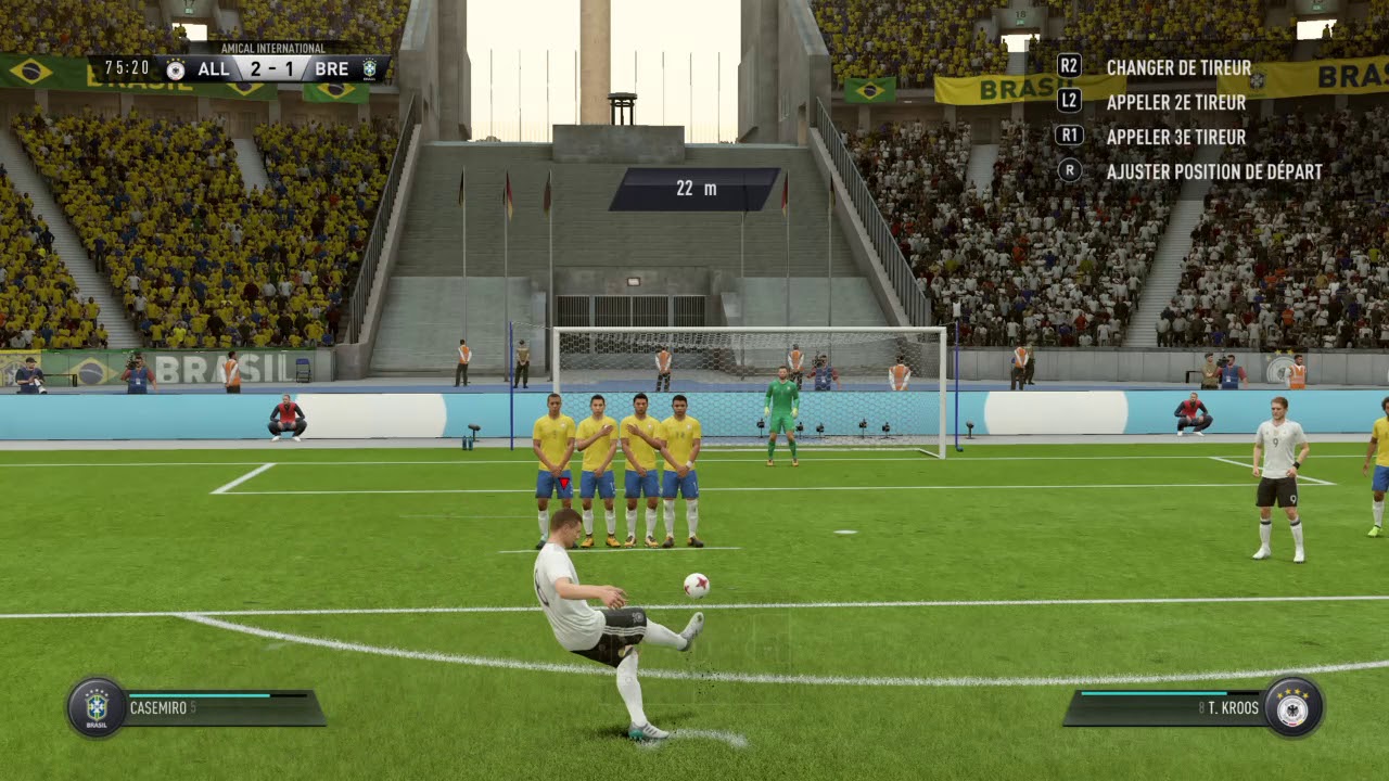 FIFA 18 COUP FRANC DE KROOS