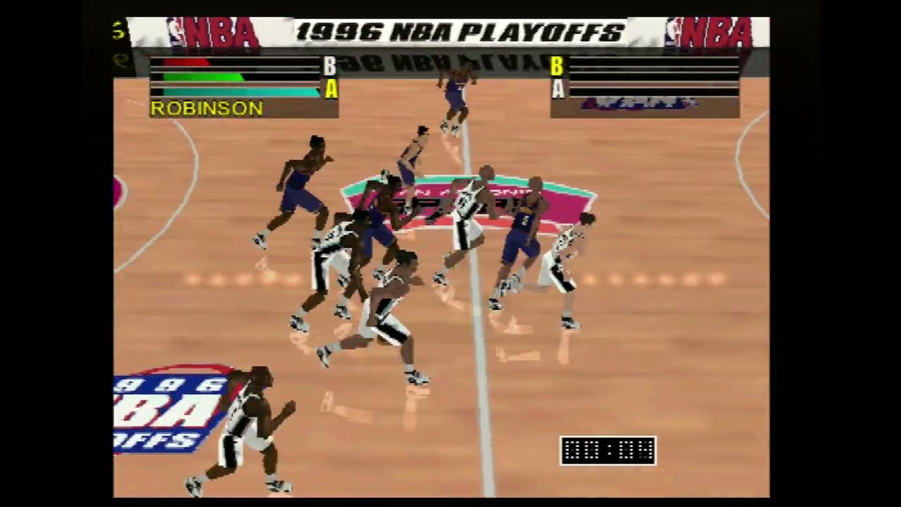 Total NBA 96 (1996) Sony PlayStation (PS1 PAL) Gameplay