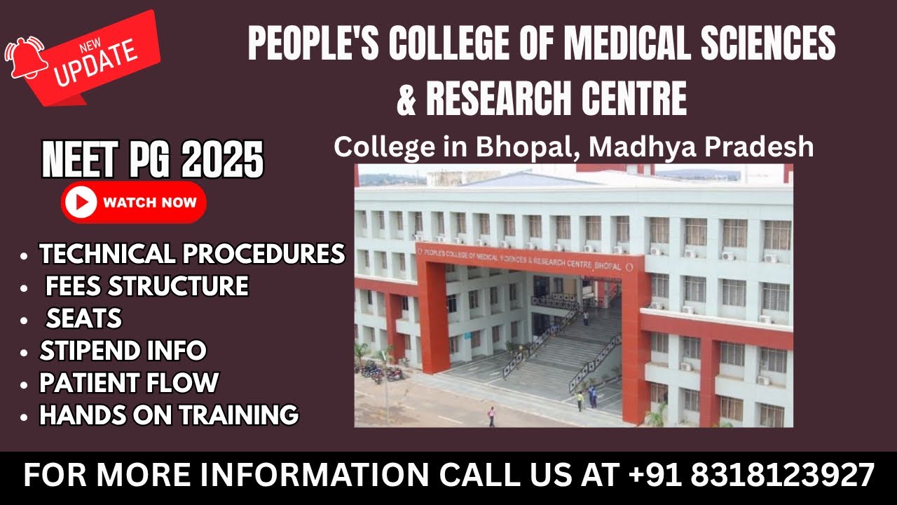 NEET PG 2025 PEOPLE&rsquo;S MEDICAL College ,BHOPAL Full Review | PG Stipend,Fees & MD/MS ADMISSION