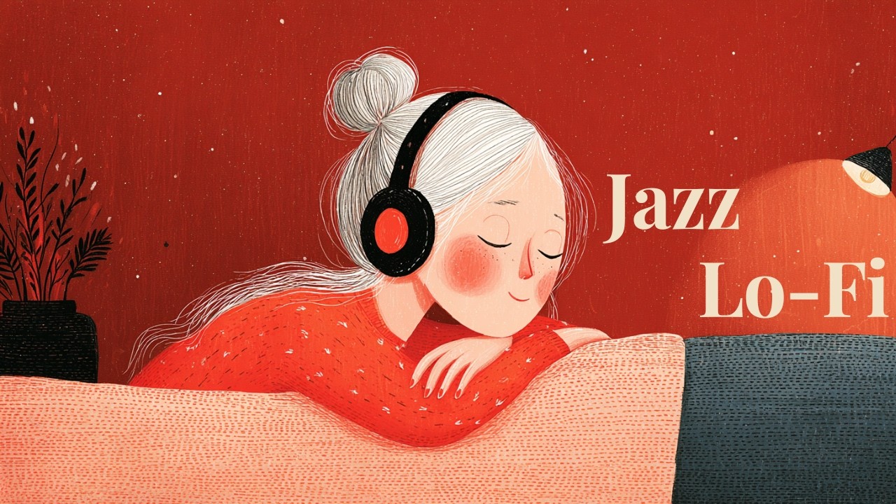 Jazz Lo-Fi Cafe ☕ Cozy Red Night · 1940s Female Vocal Jazz for Sleep & Relax