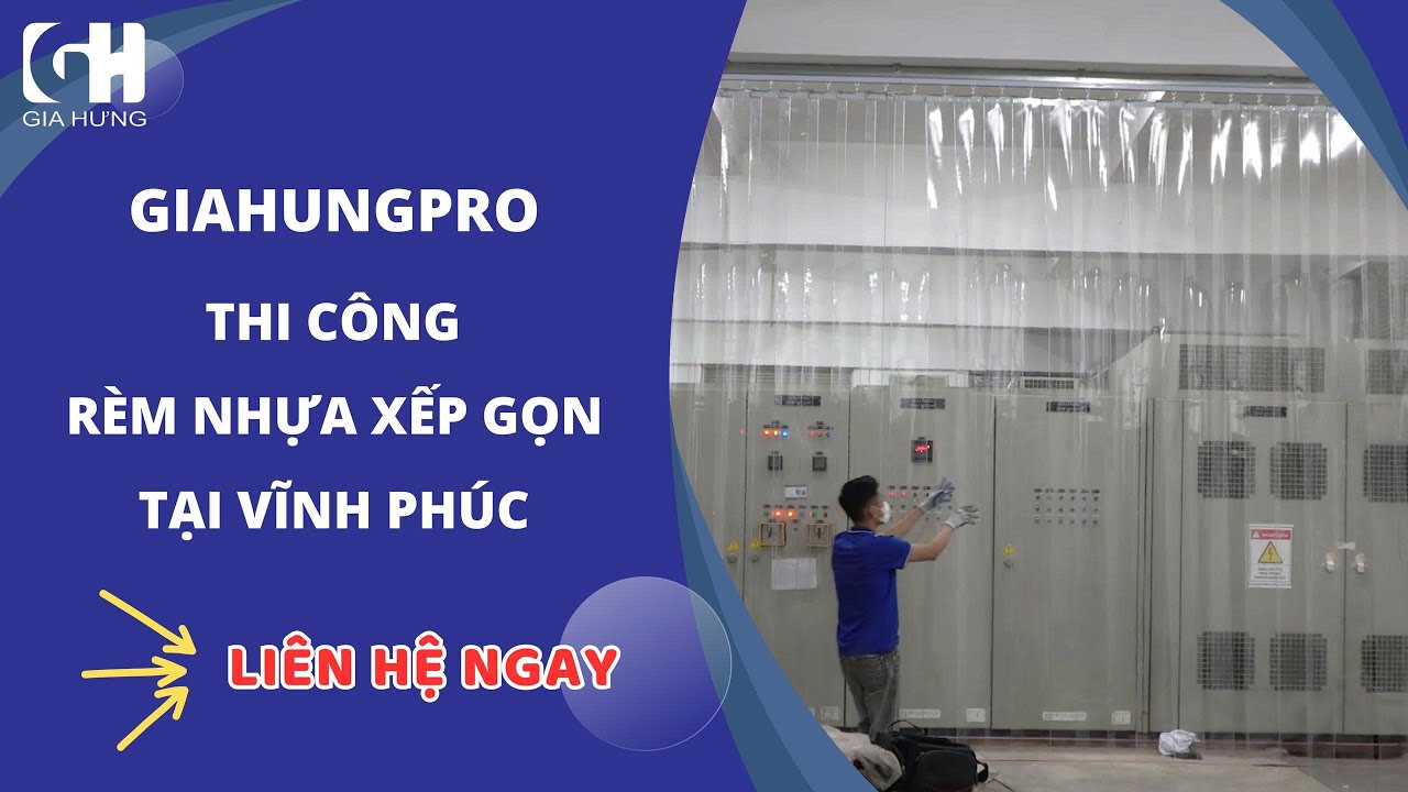 Toàn Cảnh Lắp Đặt Rèm Nhựa PVC Xoay Lật Tại Kho Hàng Quy Mô Lớn