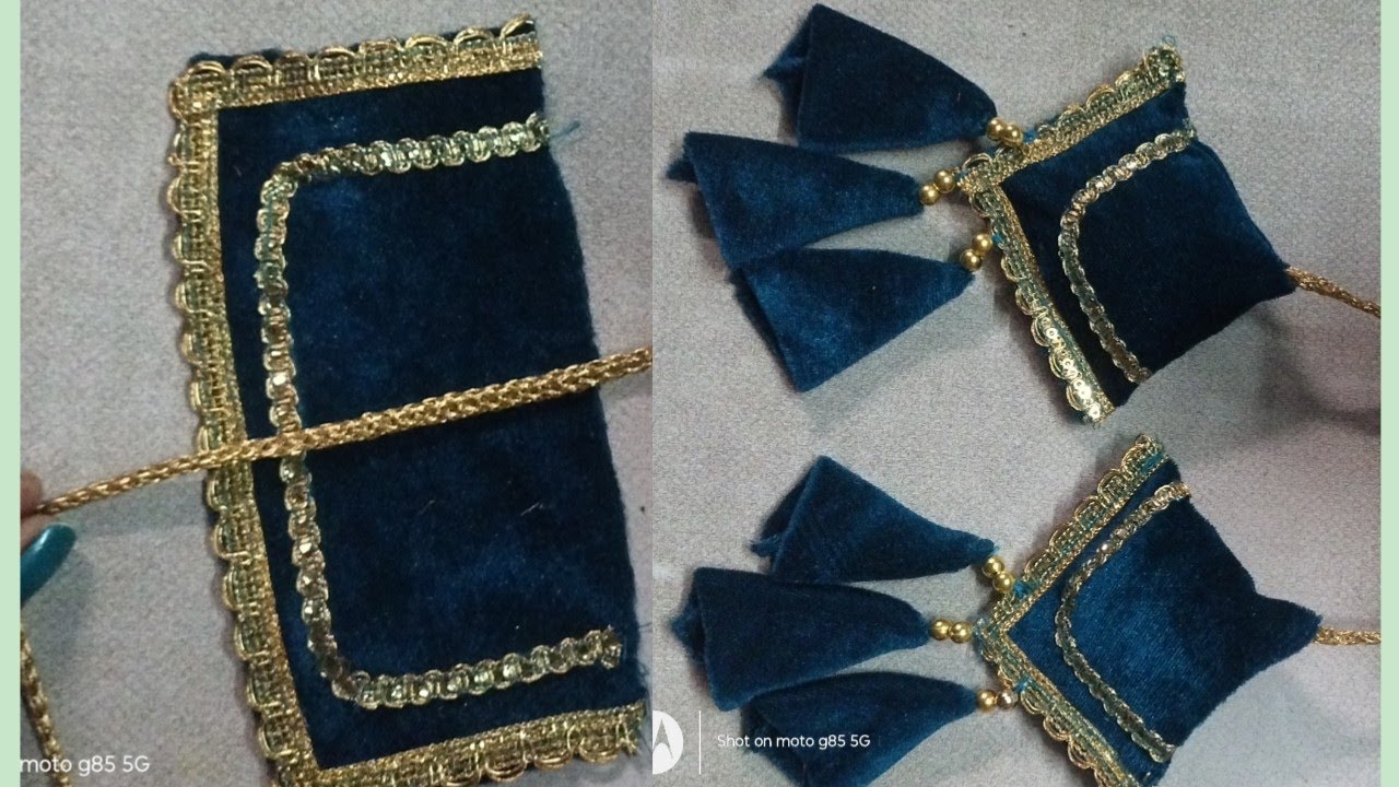 Beautiful blouse ke liye banaaiye ||  👌 heavy latkan design || cutting and stitching