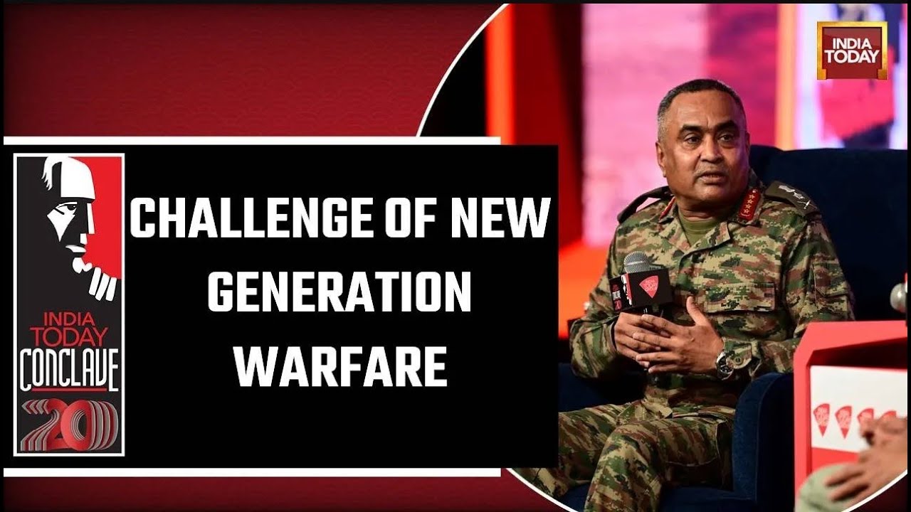 India Today Conclave 2023: General Manoj Pande Interview | Army Chief On New Generation Warfare