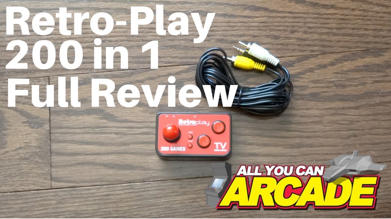 MyArcade Retro Play 200 in 1 mini arcade game REVIEW