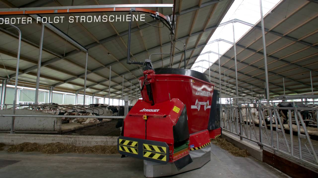Triomatic T40 New Edition, automatische fütterung mit WP 2 300 robot, Trioliet