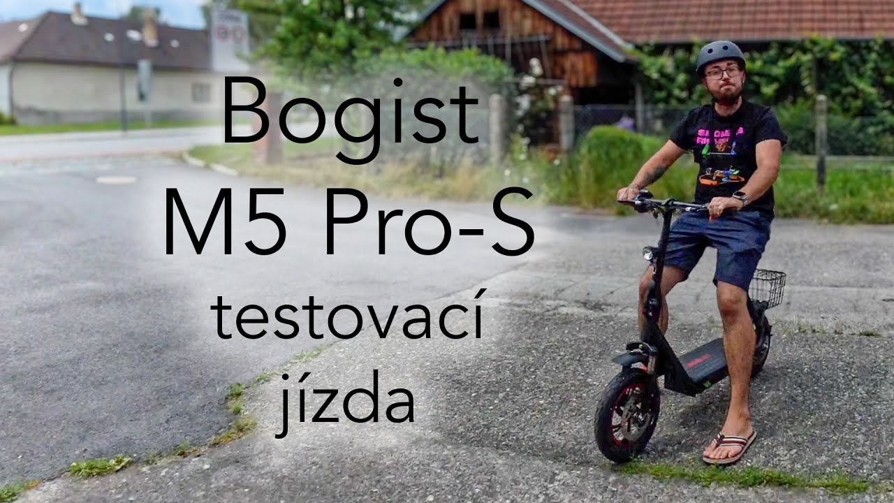 Bogist M5 Pro-S - za ty peníze to docela dává smysl 🤷‍♂️. Testovací jízda 🛴