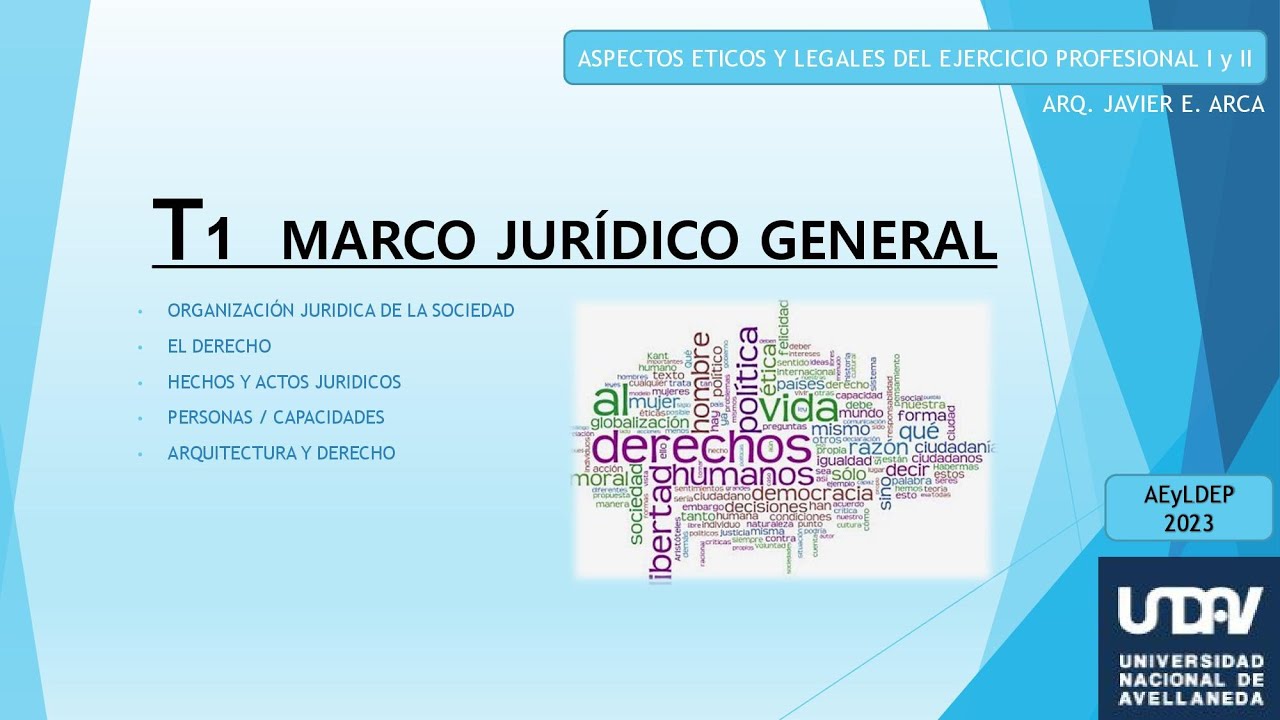Legales - Clase 1 - Marco Jurídico General