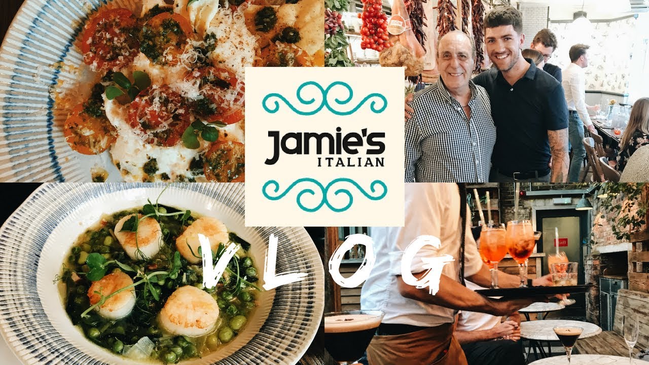 JAMIE'S ITALIAN SUMMER MENU TASTING | VLOG