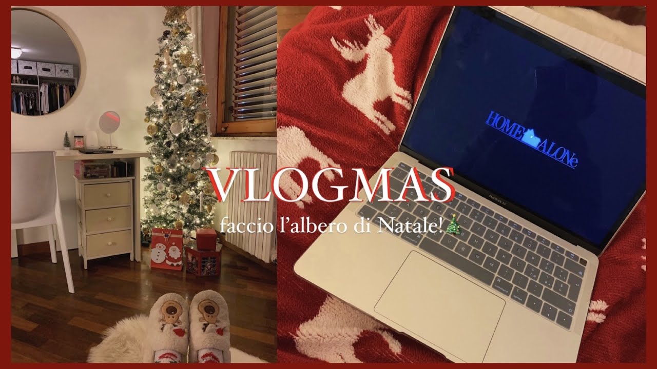 VLOGMAS #2✨| faccio l'albero di Natale!🎄