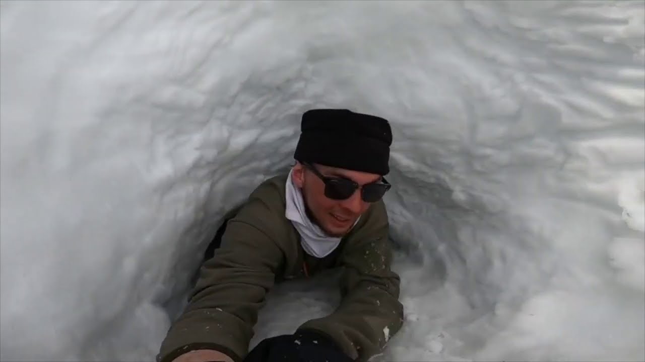 Inside the polar bear dens