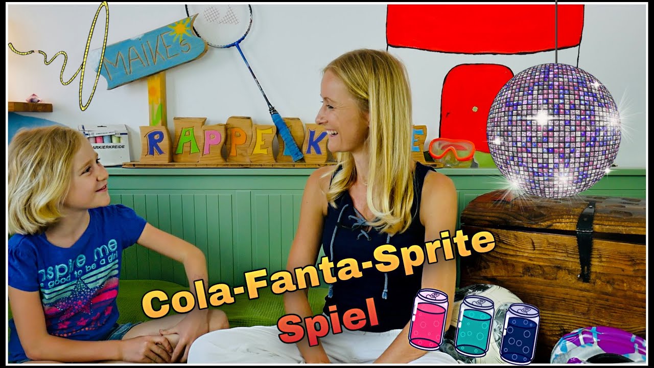 Cola, Fanta, Sprite Spiel - Miniclub Urlaubsspiele für zu Hause