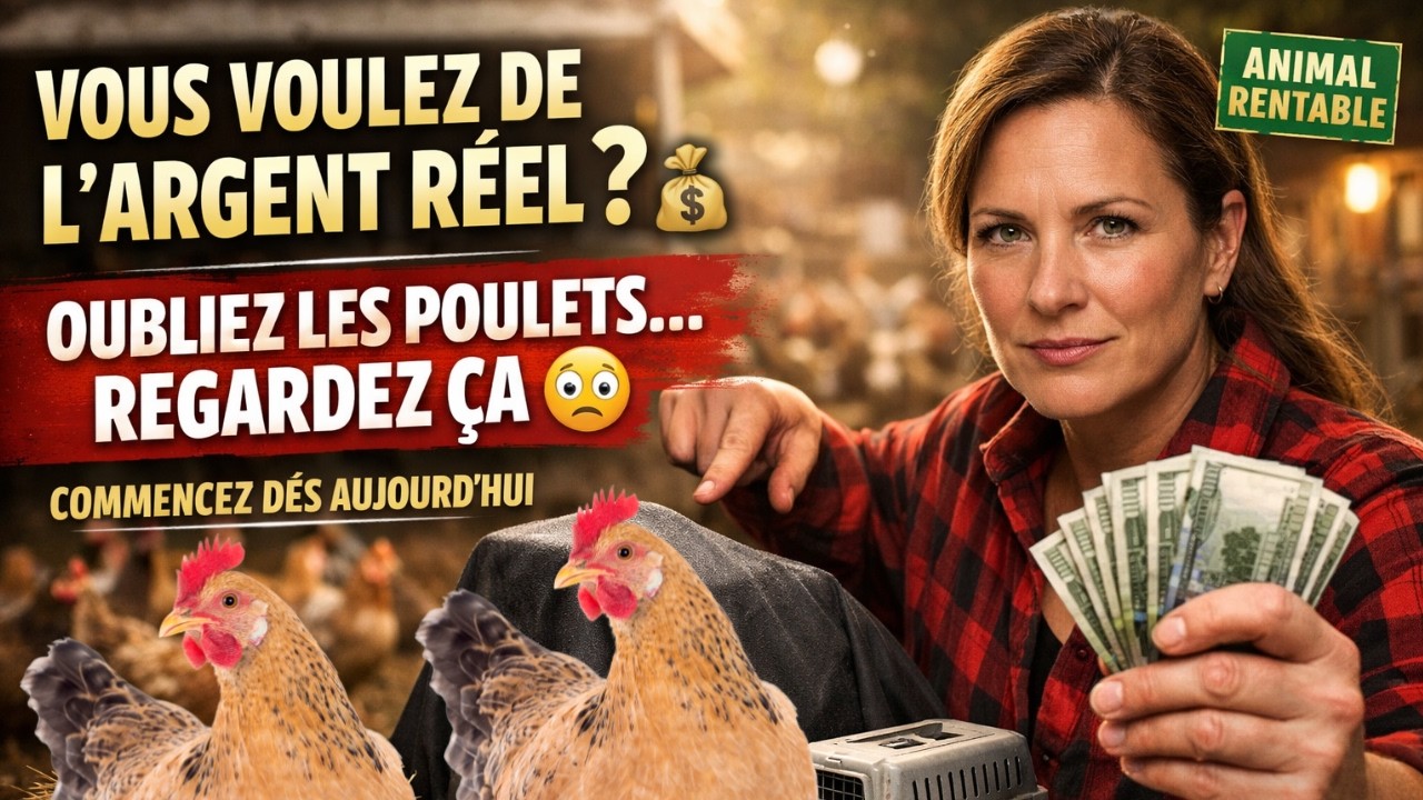Vous voulez de l'argent réel _ Oubliez les poulets et commencez dès aujourd'hui avec cet animal