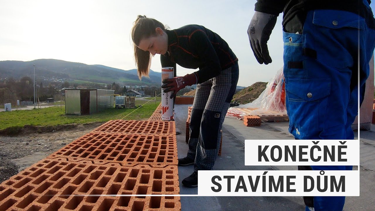 Zdění z broušených cihel | #22 Stavba domu svépomocí
