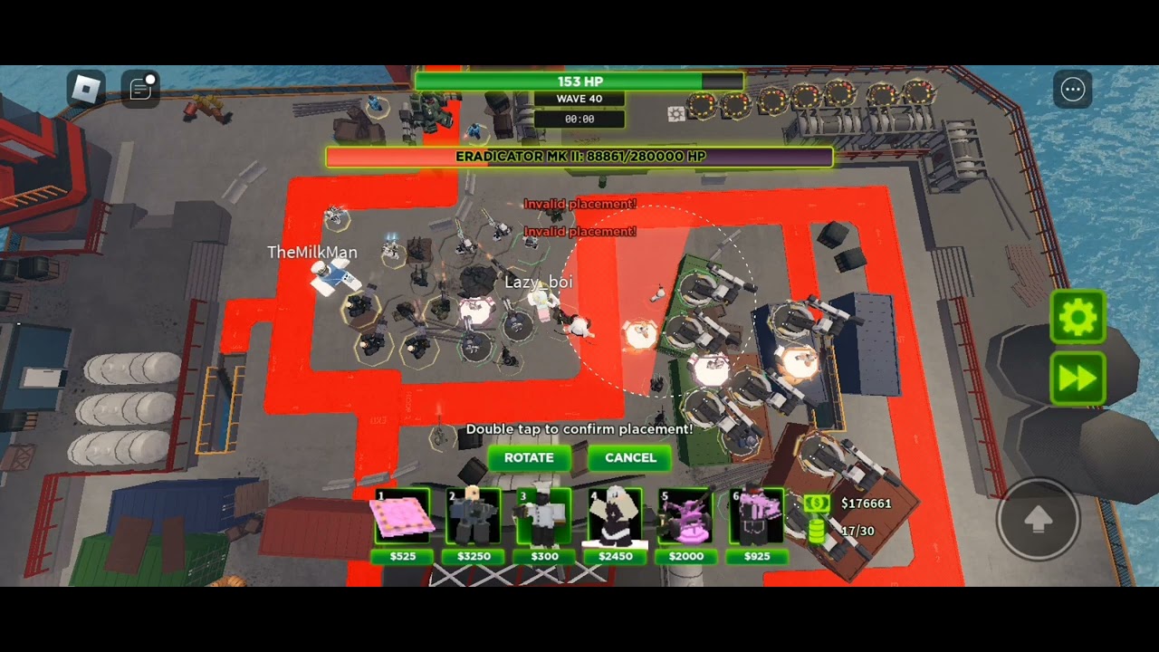 Killing Eradicator in one minute | Roblox TowerDefense X