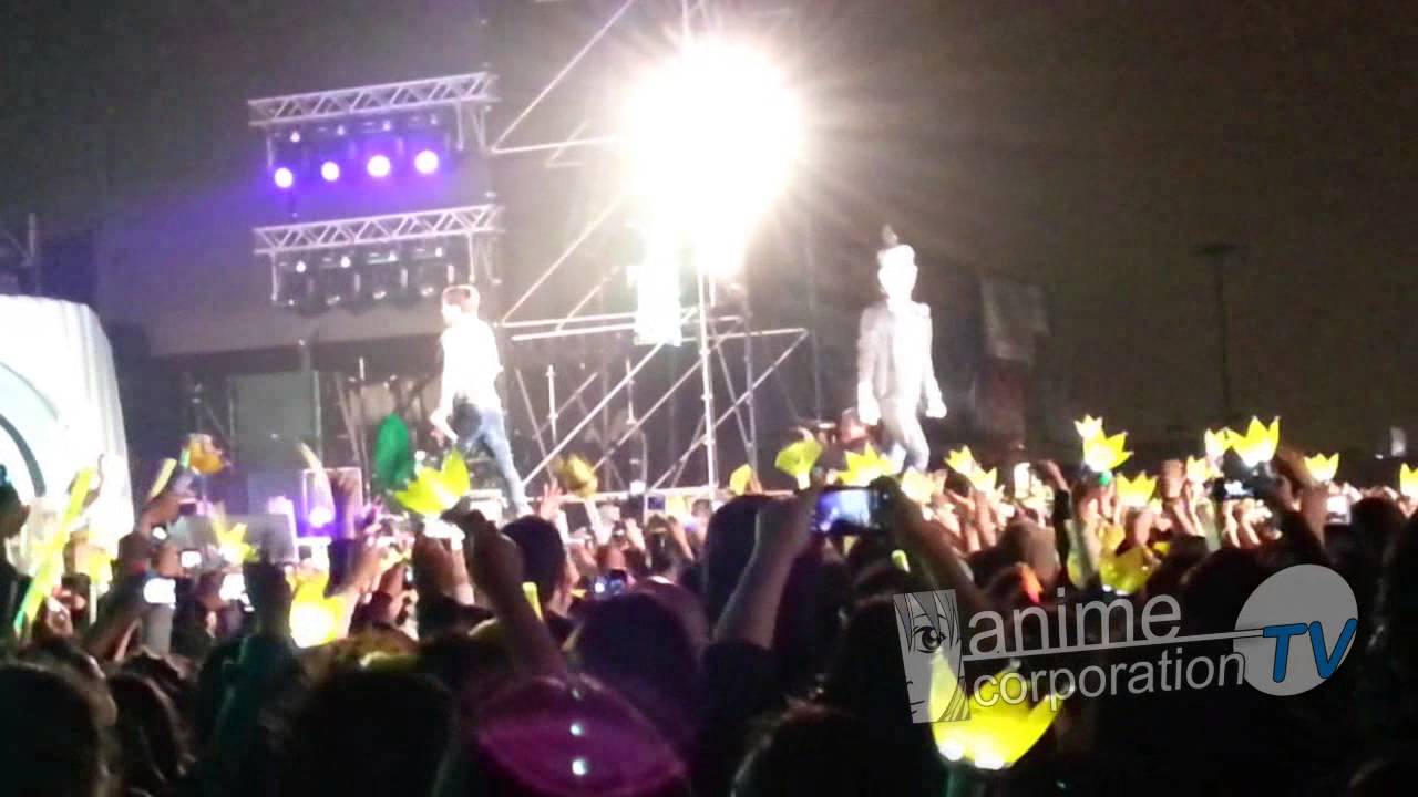 BIGBANG en Lima Perú - Feeling - despedida del concierto [FAN CAM]
