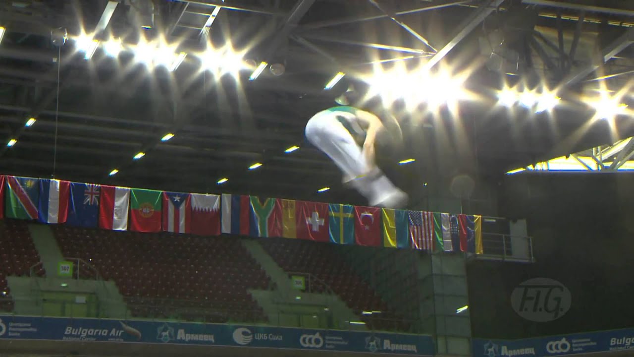 Blake GAUDRY (AUS) -- 2013 Trampoline Worlds, Qualifications
