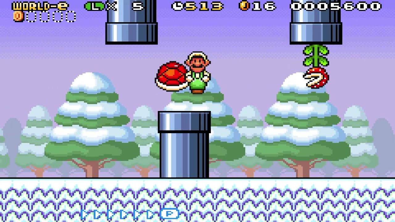 Super Mario Advance 4: Super Mario Bros 3 - Winter park | SMAGHETTI