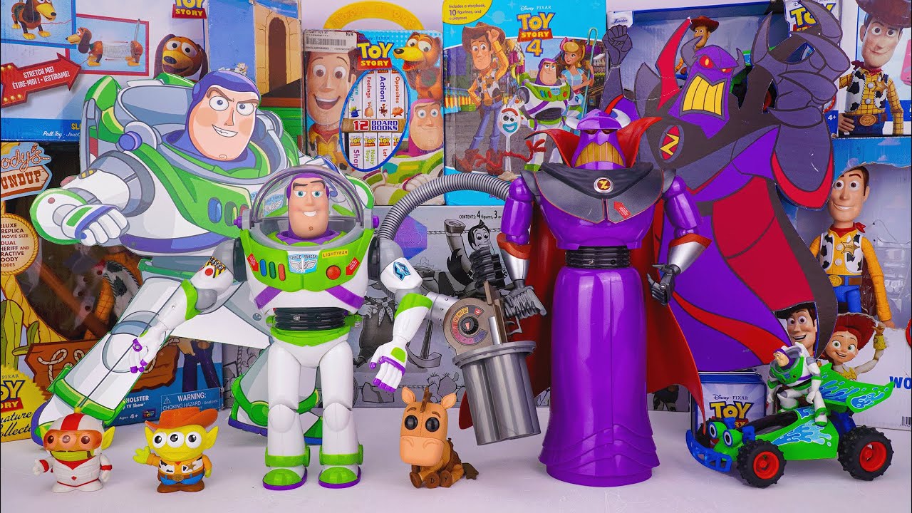 Unboxing Disney Pixar Toy Story toy collection ASMR | Buzz Lightyear VS Zurg