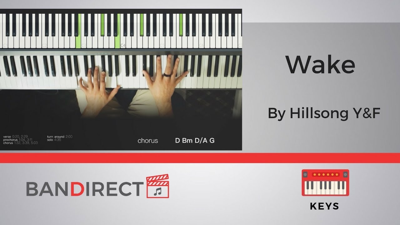 Wake by Hillsong Y&F | Piano Tutorial
