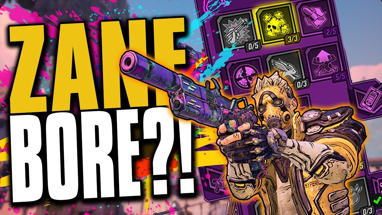 ZANE HAS B0RE?! - Breaking down the New Zane Skill Tree - Arms Race DLC | Borderlands 3