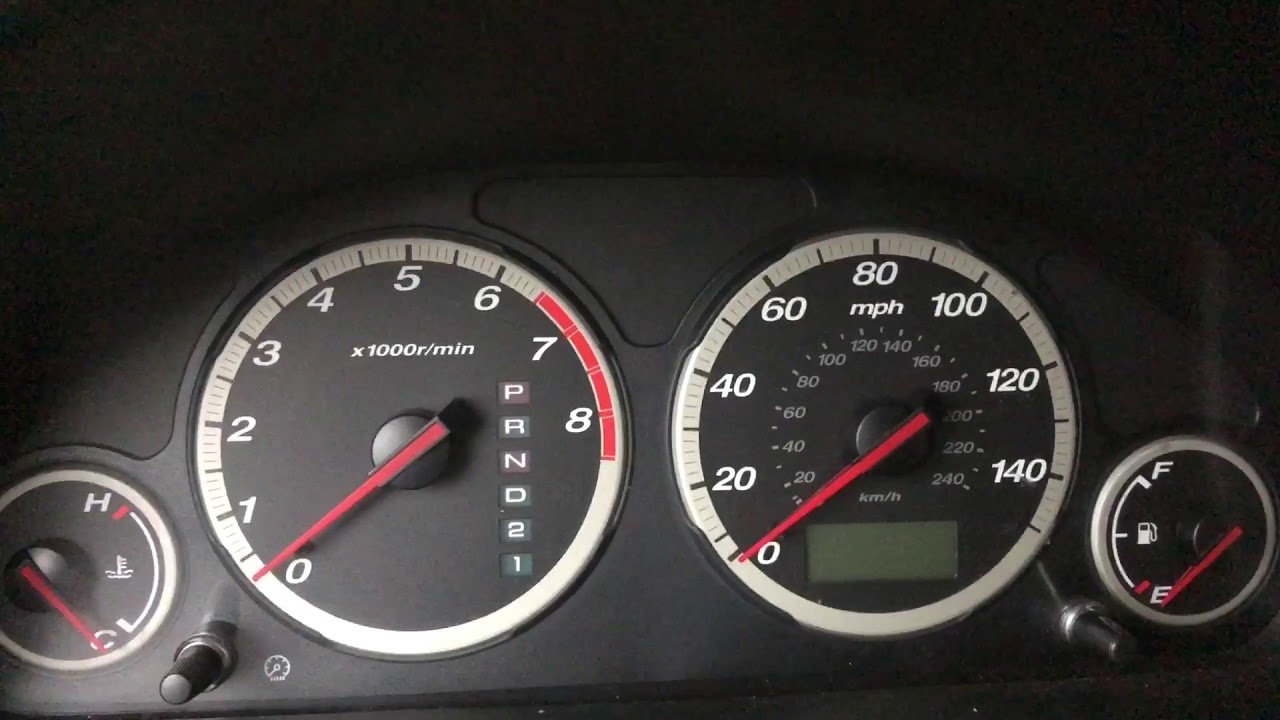 2003 Honda CRV Resetear La Luz de mantenimiento