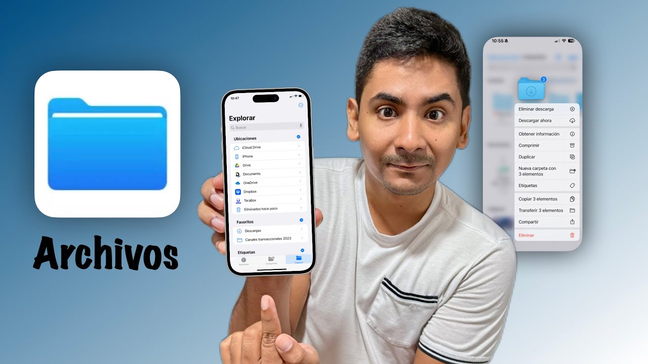 APP  ARCHIVO del IPHONE es una maquina +17