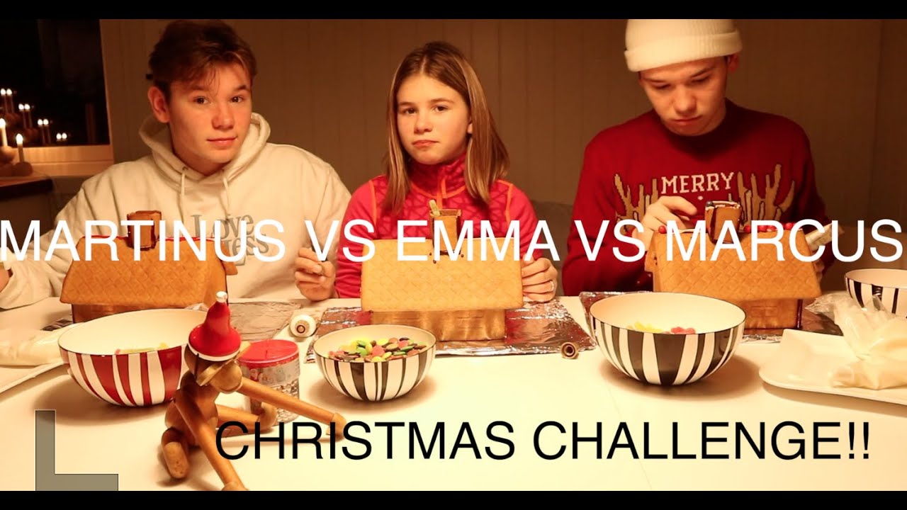 MARCUS VS MARTINUS VS EMMA CHRISTMAS CHALLENGE!!!