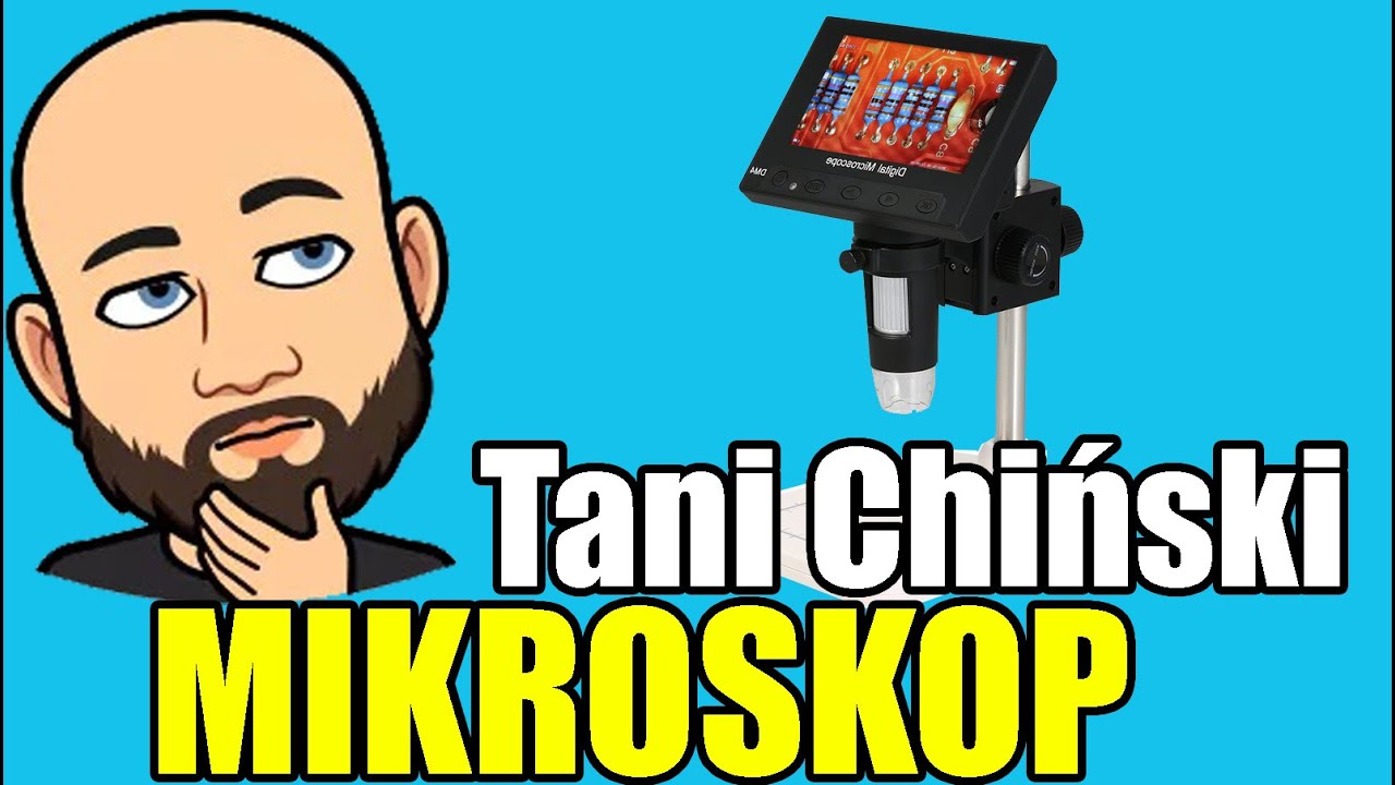 Tani Video Mikroskop z Chin. Czy jest cos wart ? / Cheap Chinese Video Microscope. Is it worth it ?
