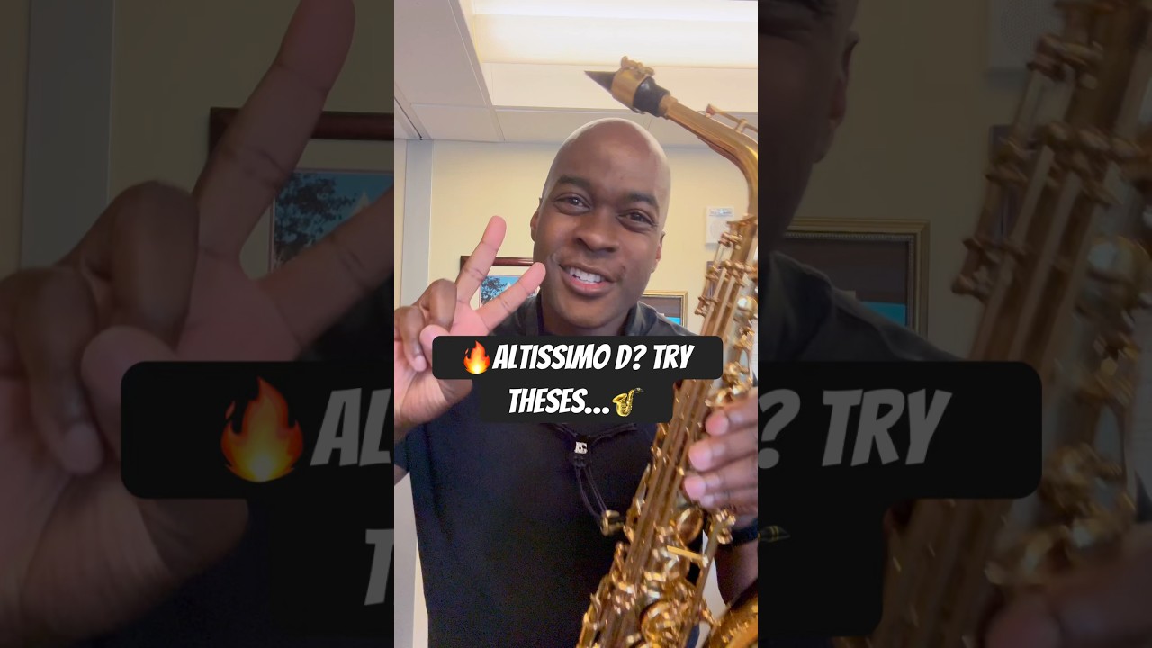 Saxophone Altissimo D Made Easy🎷 #altissimosax #saxophonetips #saxophonepractice