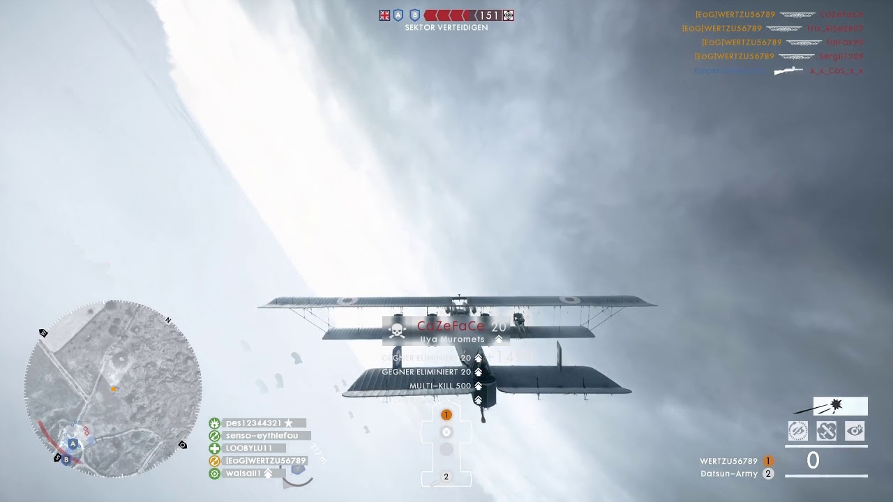 Battlefield 1™  Heavy Bomber Ilya-Muromets Kill Compilation