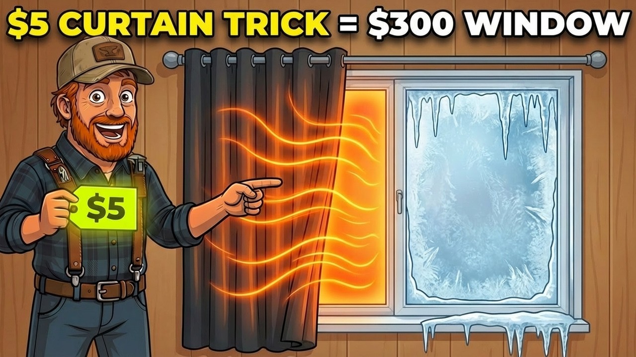This $5 Trick Makes Your Curtain Insulate Like a $300 Window. Why Doesn't Anyone Tell You?